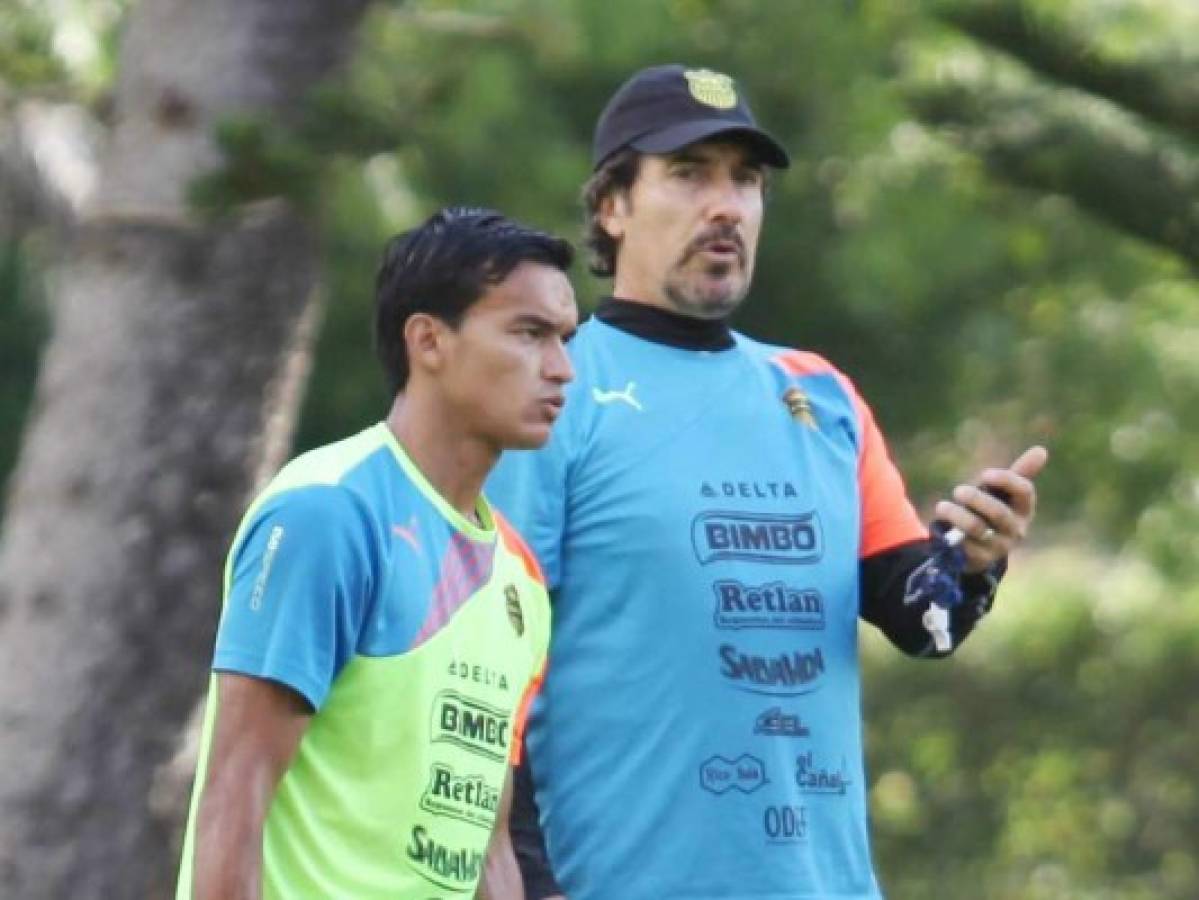 Odis Borjas se subió a la Máquina y entrenó este día con el equipo en La Lima