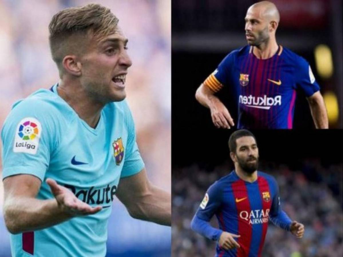 ¿Por qué no incluyeron a Mascherano, Turan y Deulofeu en camiseta del campeón Barcelona?