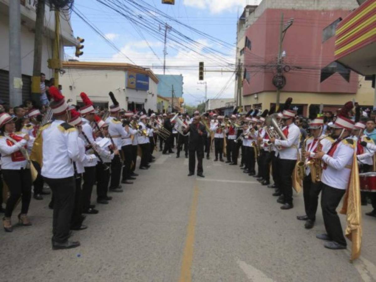 Así quedó la distribución de colegios para desfilar en Comayagua