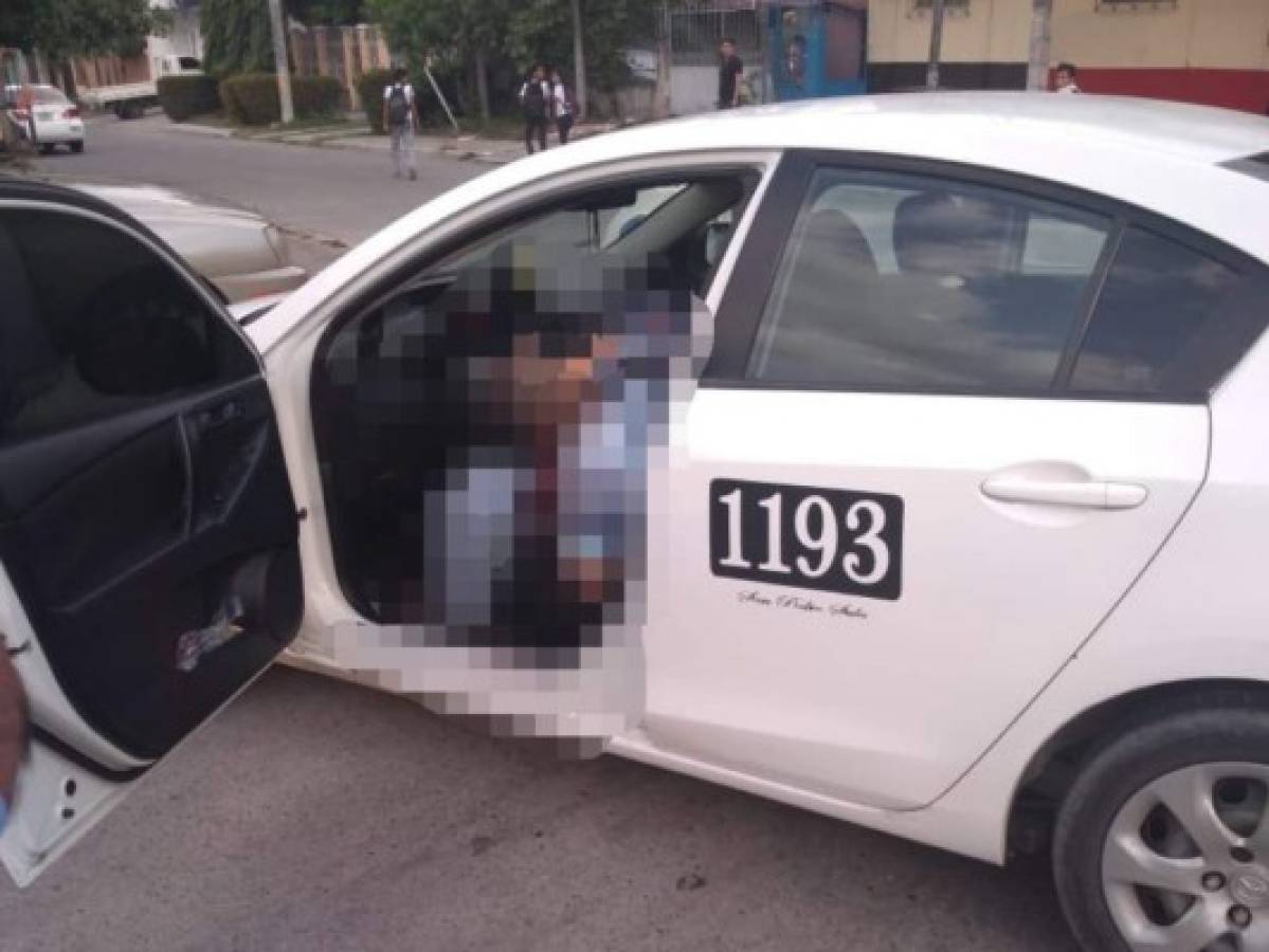 Acribillan a taxista en el barrio Barandillas de San Pedro Sula