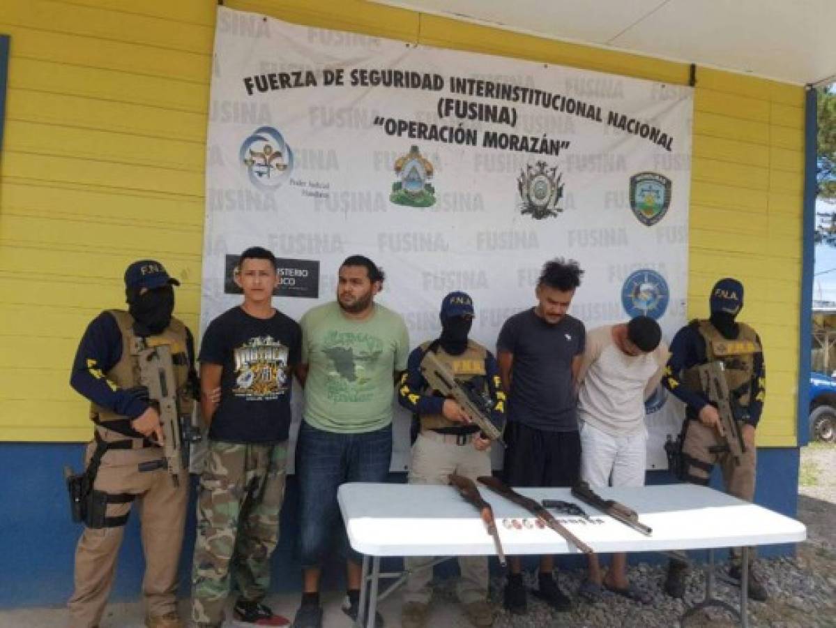 En un operativo desarticulan 'Banda de Antrax” en la capital de Honduras