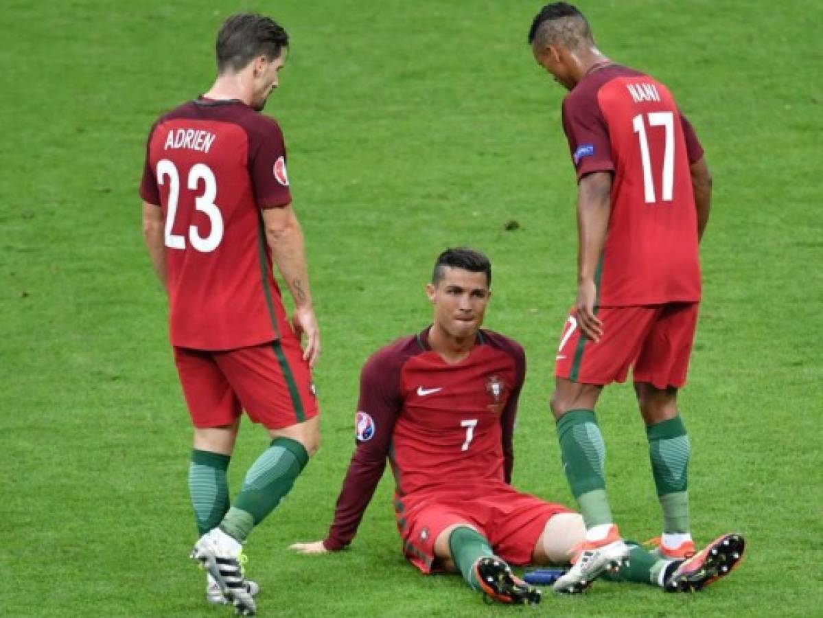 CR7, sustituido por lesión en la final de la Eurocopa