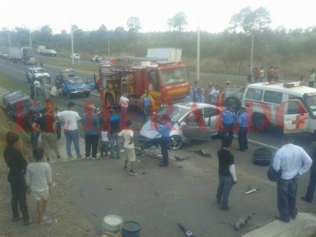 Al menos cuatro heridos deja nuevo accidente en Amarateca  