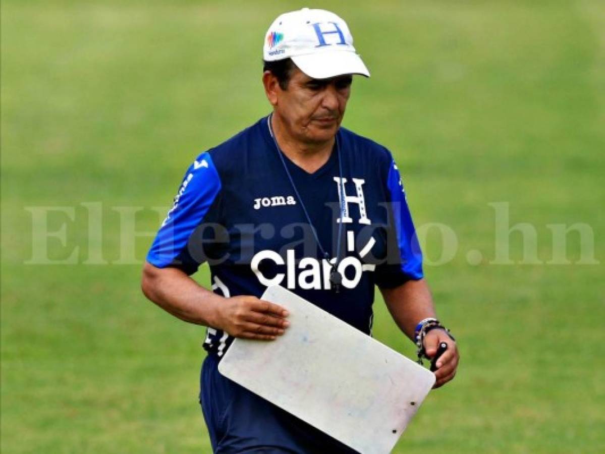 Jorge Luis Pinto, entrenador de Honduras: 'Hay que hacer mínimo nueve o 10 puntos'