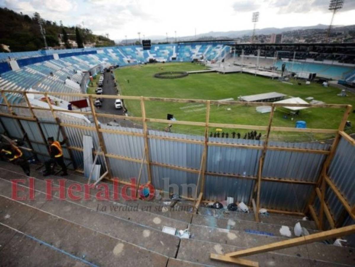 Dan últimos retoques al Estadio Nacional para toma de posesión (FOTOS)