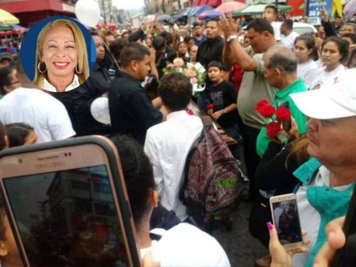 Dan último adiós a Yolanda Pérez, excandidata a diputada asesinada en SPS