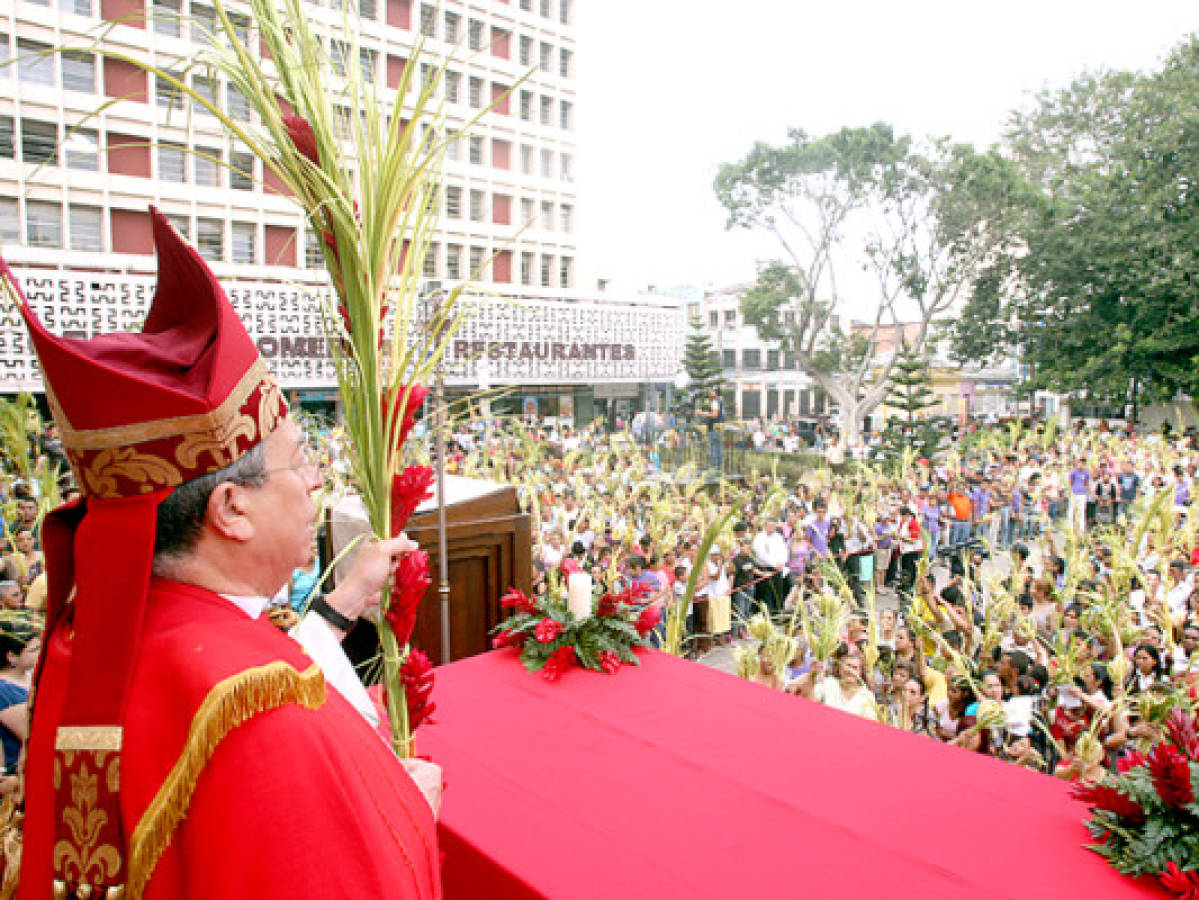 '¡Hosanna, Hosanna!', se oye en las calles de las ciudades de Honduras