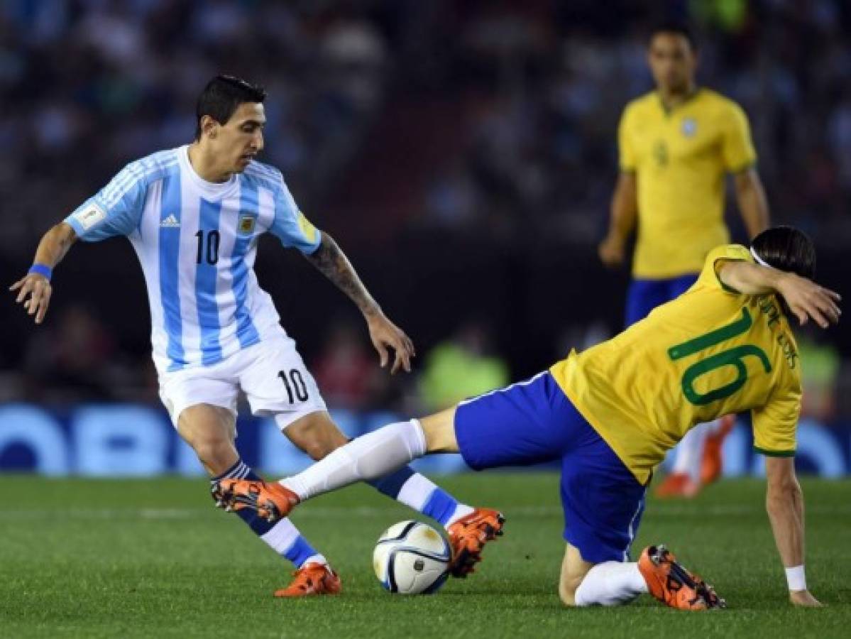 Argentina y Brasil empataron 1-1 por la clasificatoria al Mundial