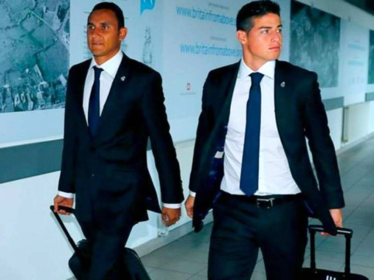 James Rodríguez y Keylor Navas no jugarán ante Las Palmas