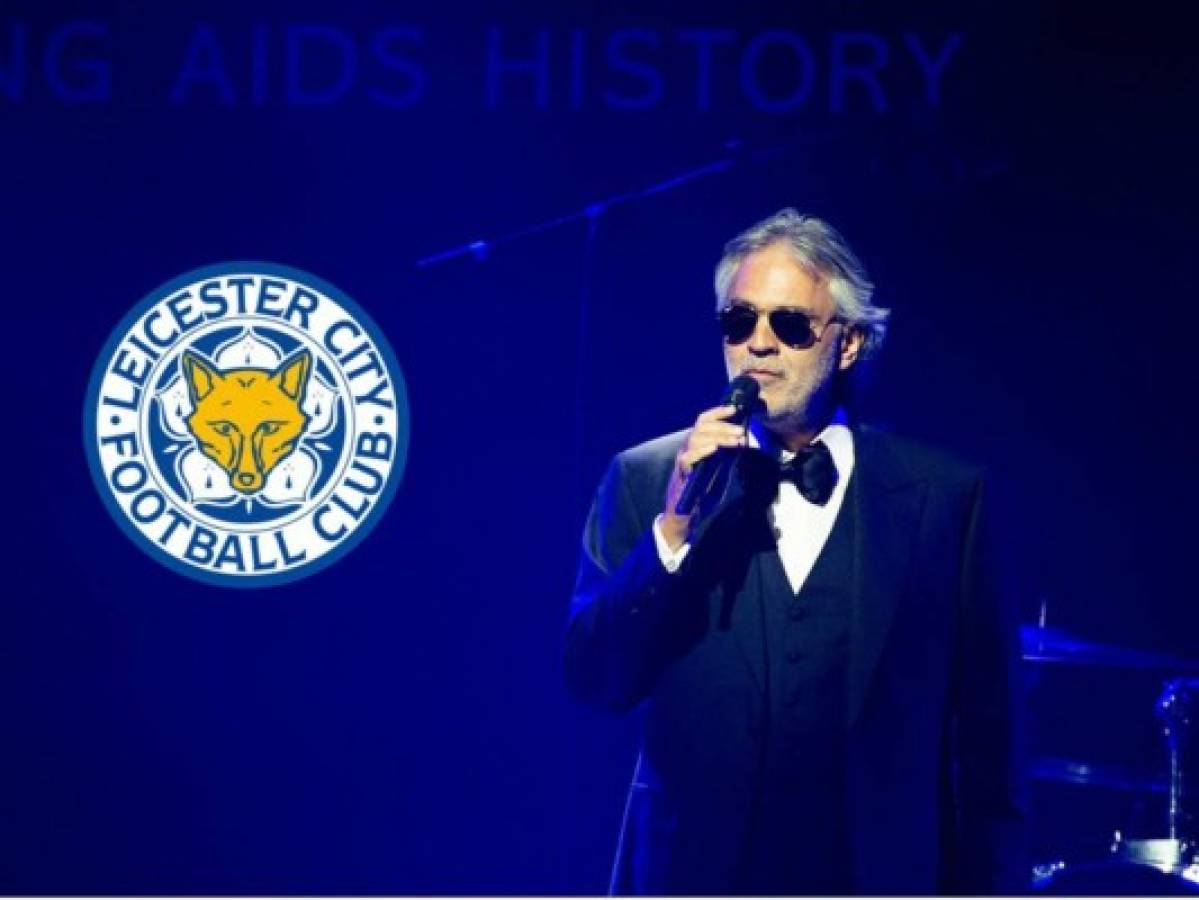 Andrea Bocelli cantará el sábado en la celebración del Leicester