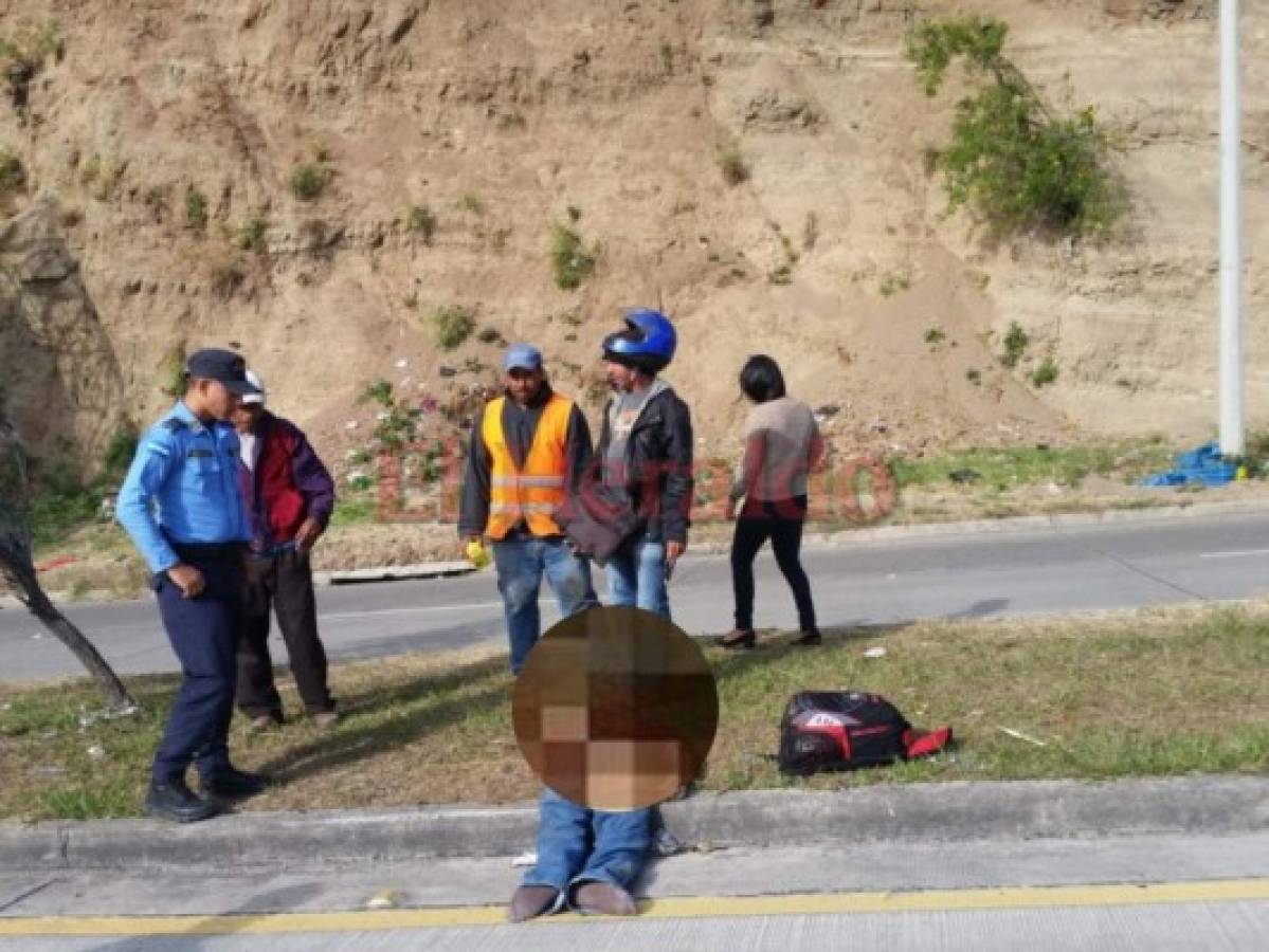 Hombre muere atropellado en el anillo periférico de la capital