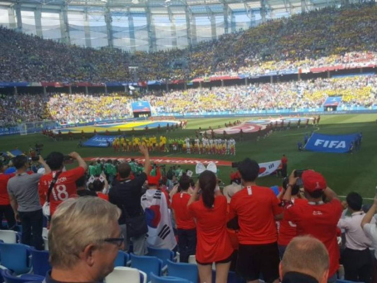México envió un espía al juego de Corea del Sur vs Suecia en el Mundial Rusia 2018