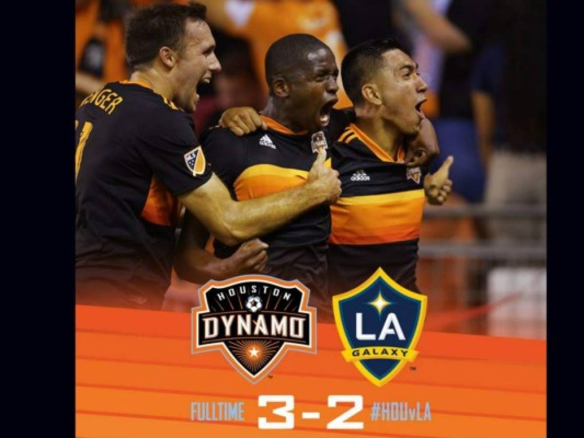 Con Elis, Quioto y Boniek, el Houston Dynamo venció 3-2 al Galaxy de Zlatan