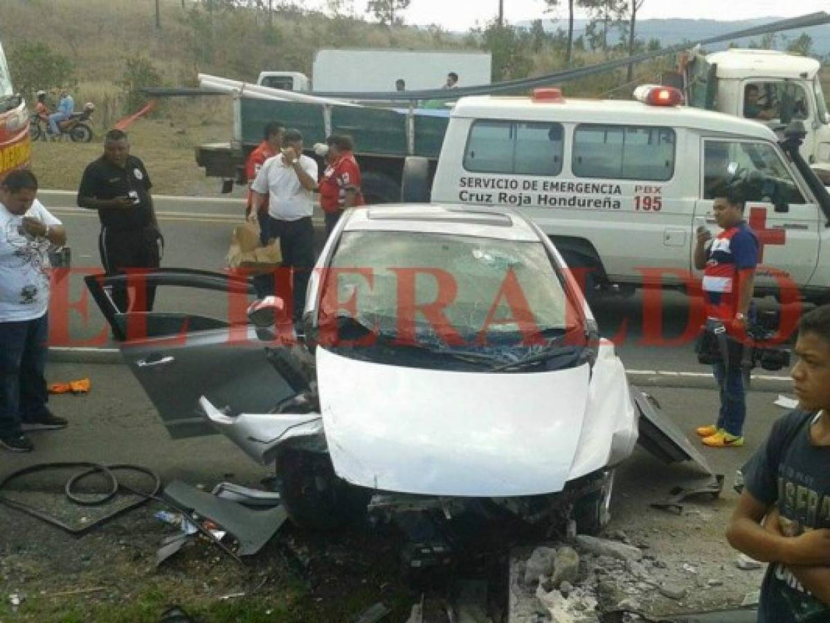 Al menos cuatro heridos deja nuevo accidente en Amarateca  