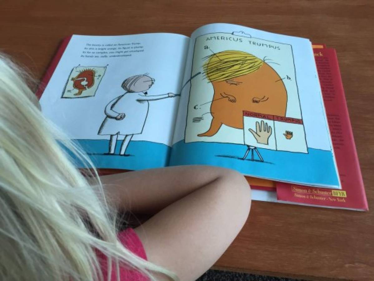 Donald Trump toma forma de papa naranja en un libro para niños