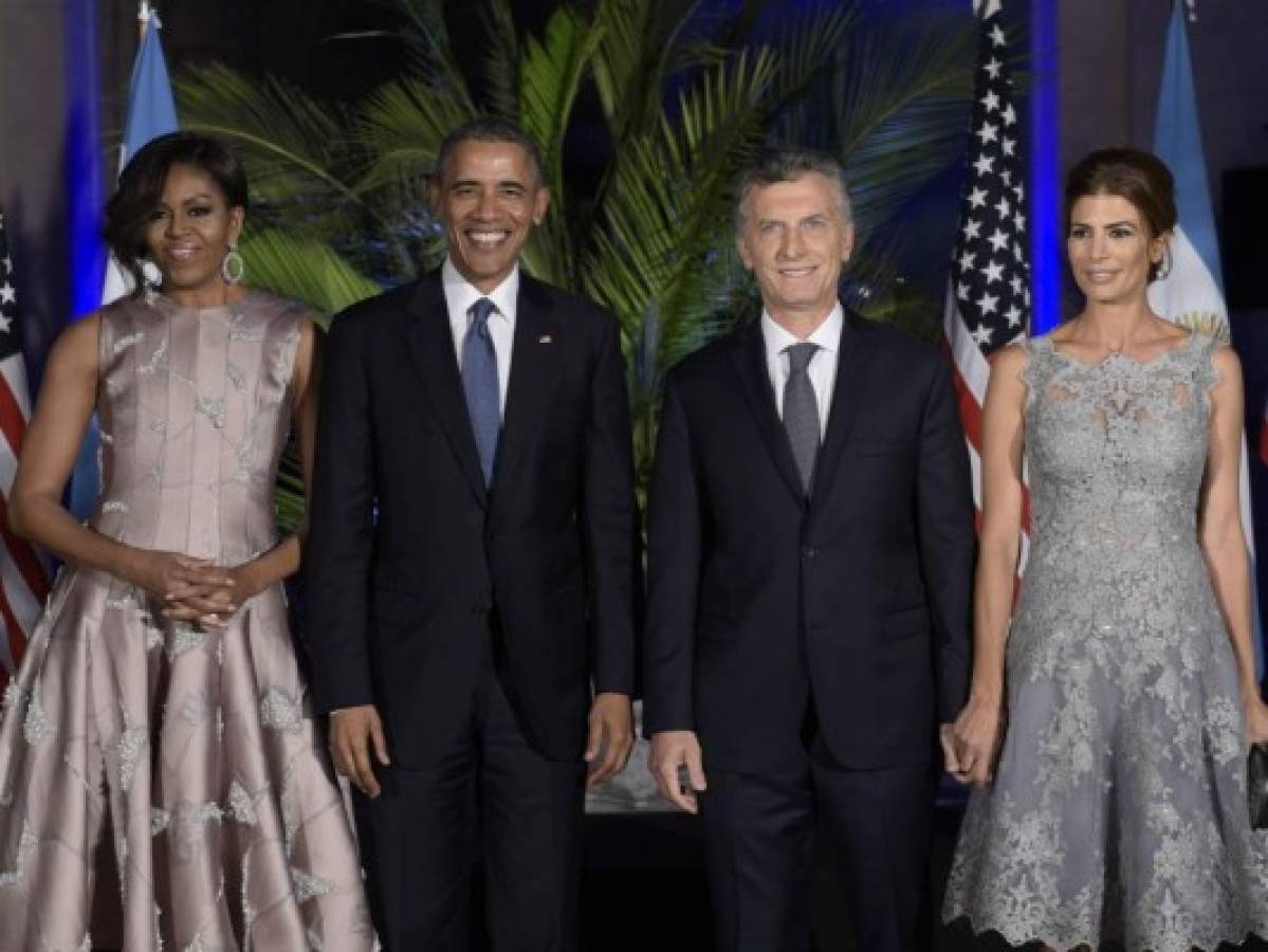 Michelle Obama se vistió de diseñadores latinos en Cuba y Argentina