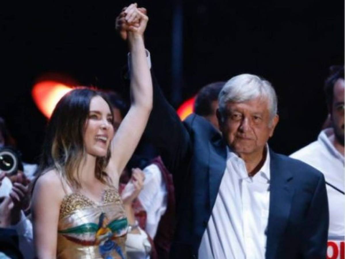 Belinda y su viral felicitación tras el triunfo de AMLO en elecciones de México