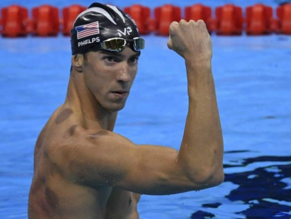 Llegó la 21... Phelps gana relevo de 4x200 en Rio-2016 y es el verdadero amo