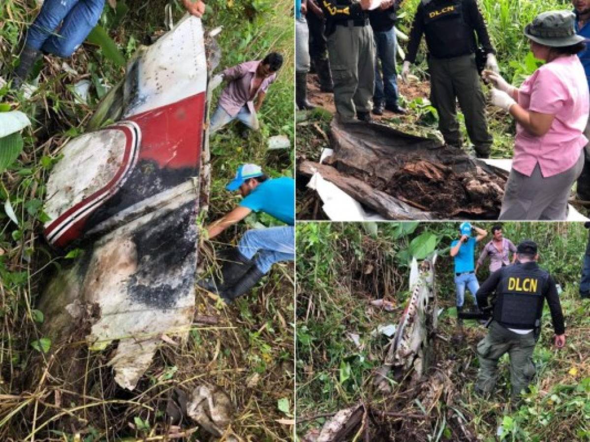 Exhuman cadáveres de dos pilotos en una finca propiedad de la familia Rosenthal