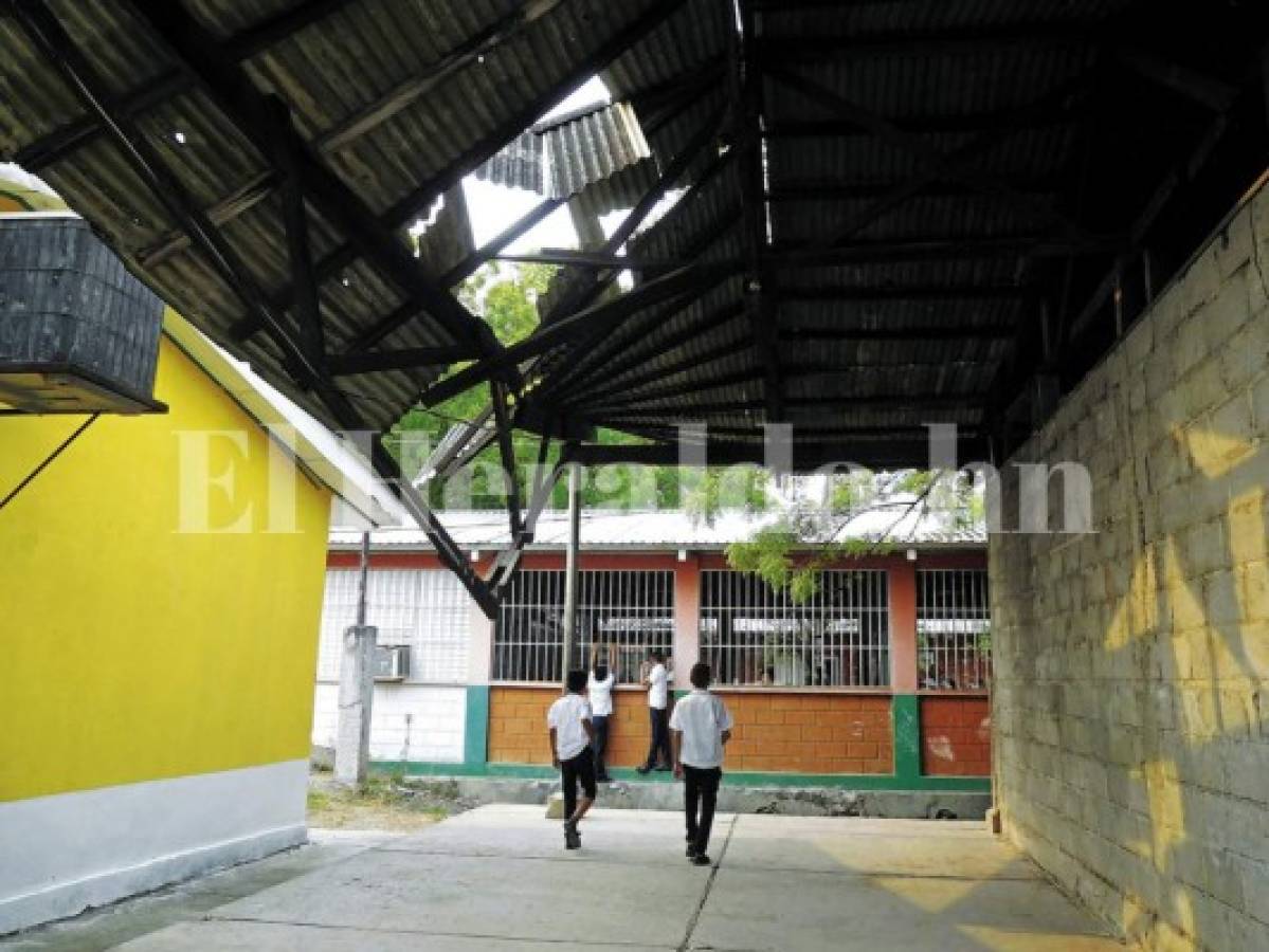 Lluvias dañan más escuelas y ponen en peligro a estudiantes de Choluteca, Honduras