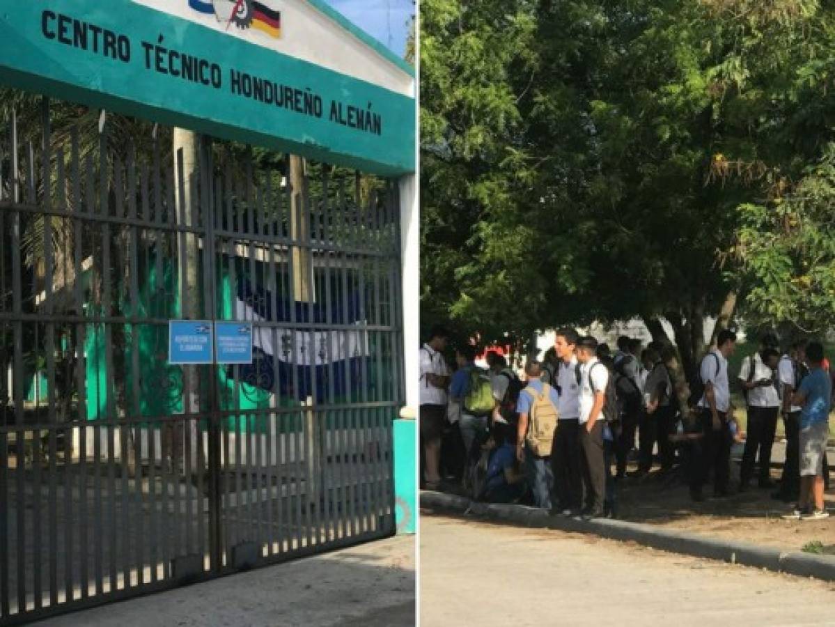 Estudiantes no aceptan bono de transporte y se toman colegios en San Pedro Sula