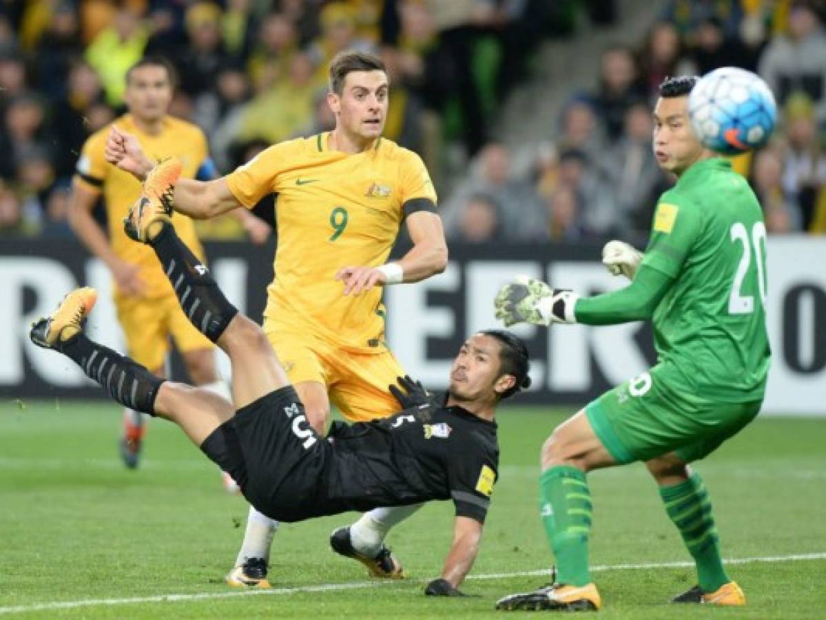 Australia venció por 2 a 1 a Tailandia