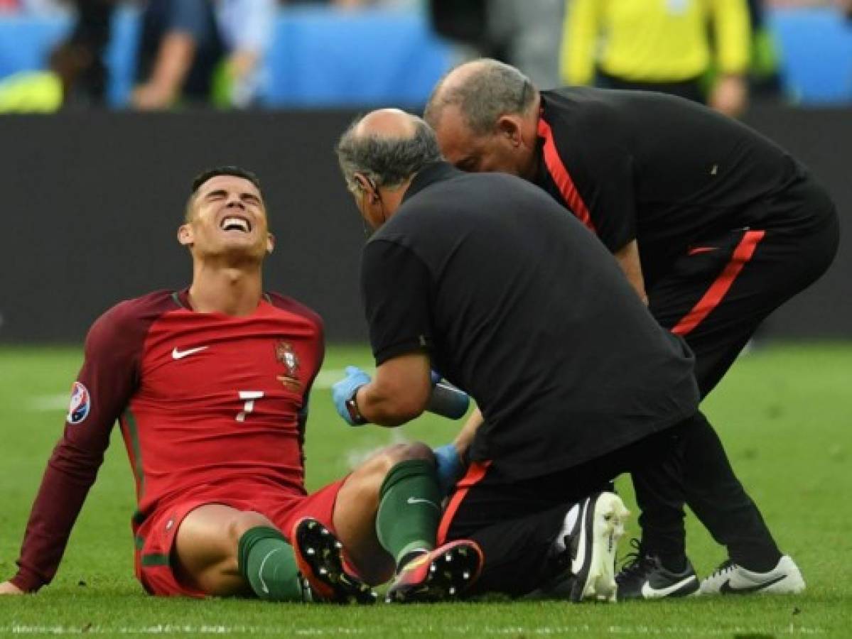 CR7, sustituido por lesión en la final de la Eurocopa