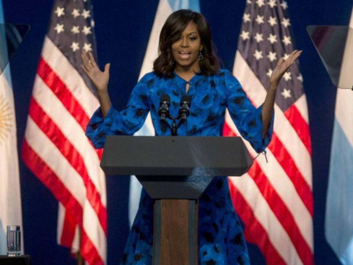 Michelle Obama se vistió de diseñadores latinos en Cuba y Argentina