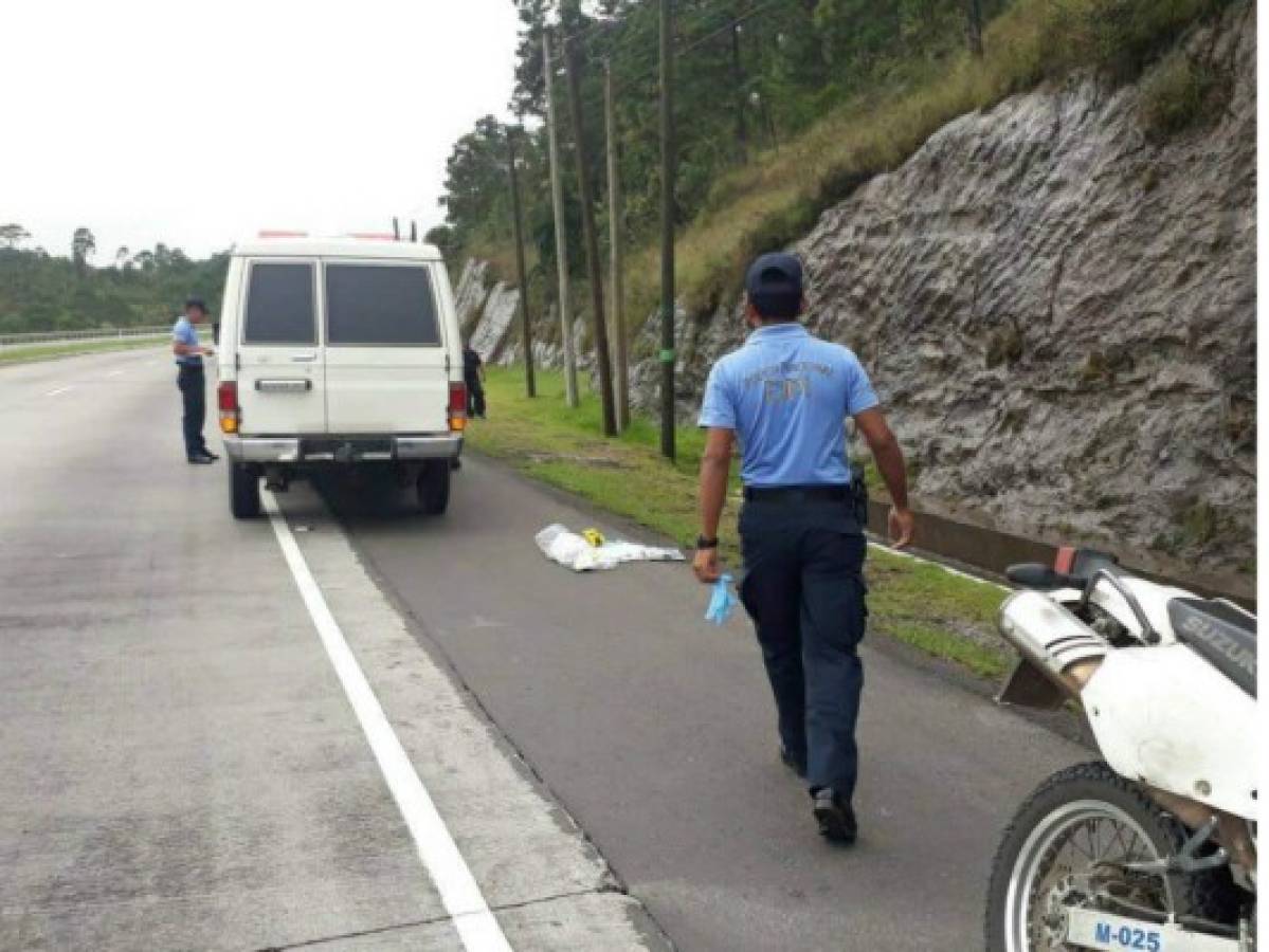 Encuentran sin vida a un hombre a la orilla de la carretera CA-5 a inmediaciones de Amarateca