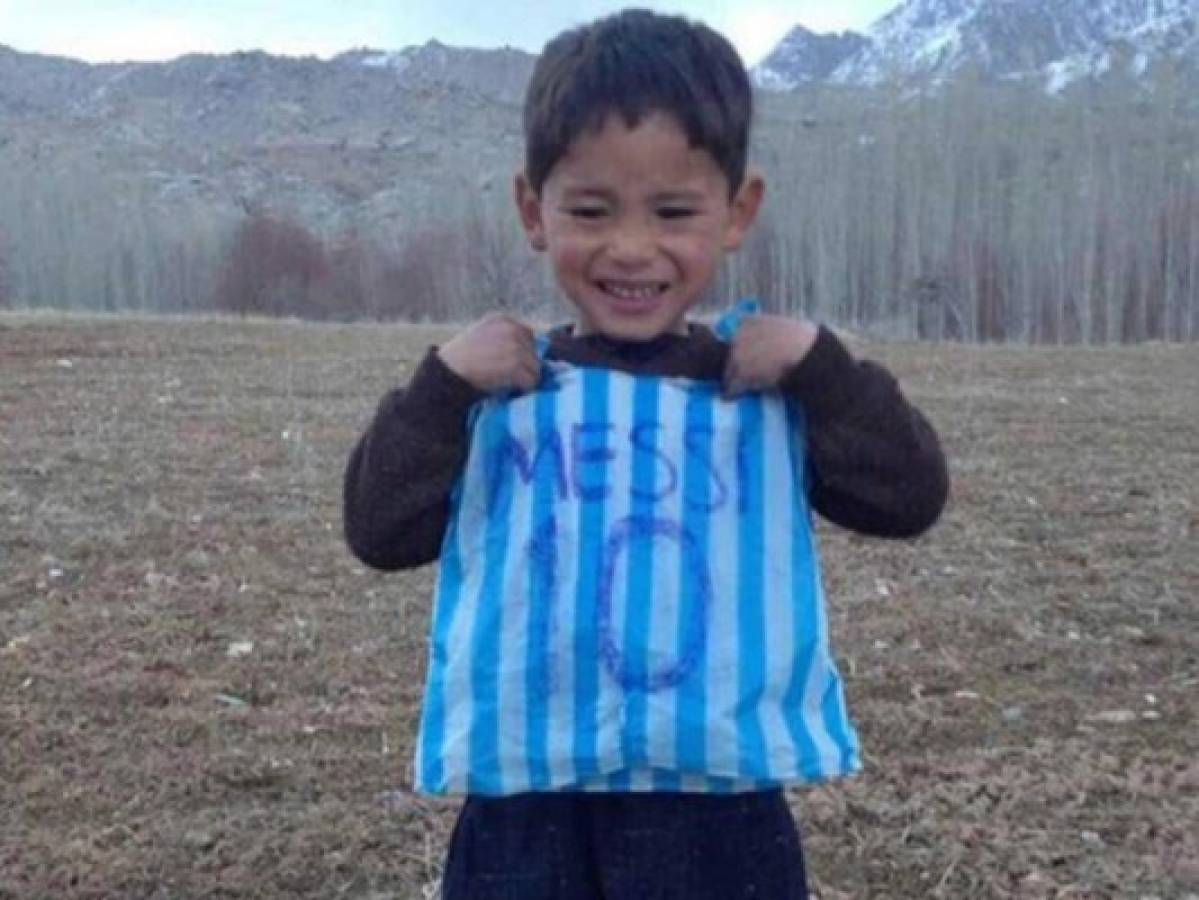 Messi cumple el sueño de Murtaza