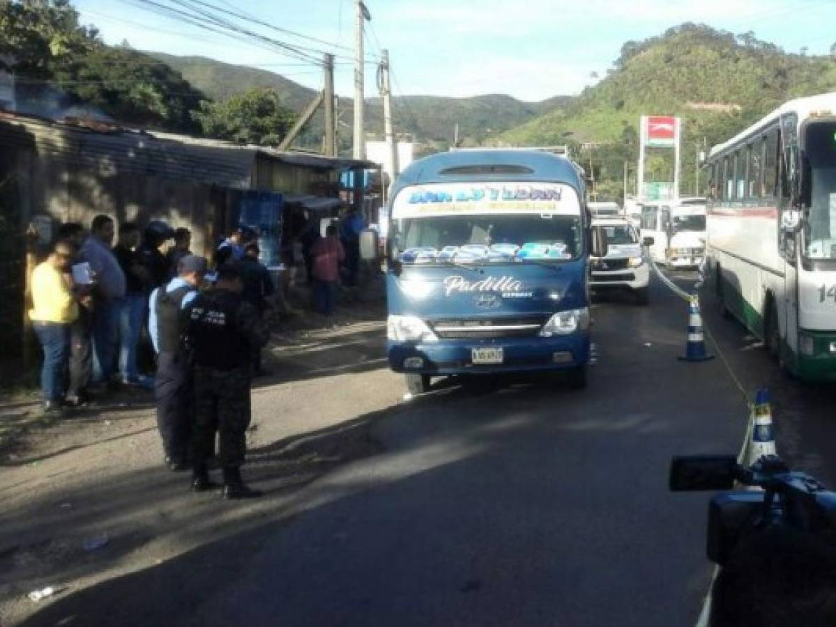 Asesinan a hombre cuando supuestamente iba a asaltar un bus en la capital