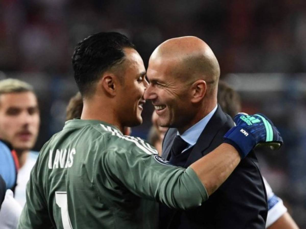 Así celebró Keylor Navas el triunfo del Real Madrid en la Champions League