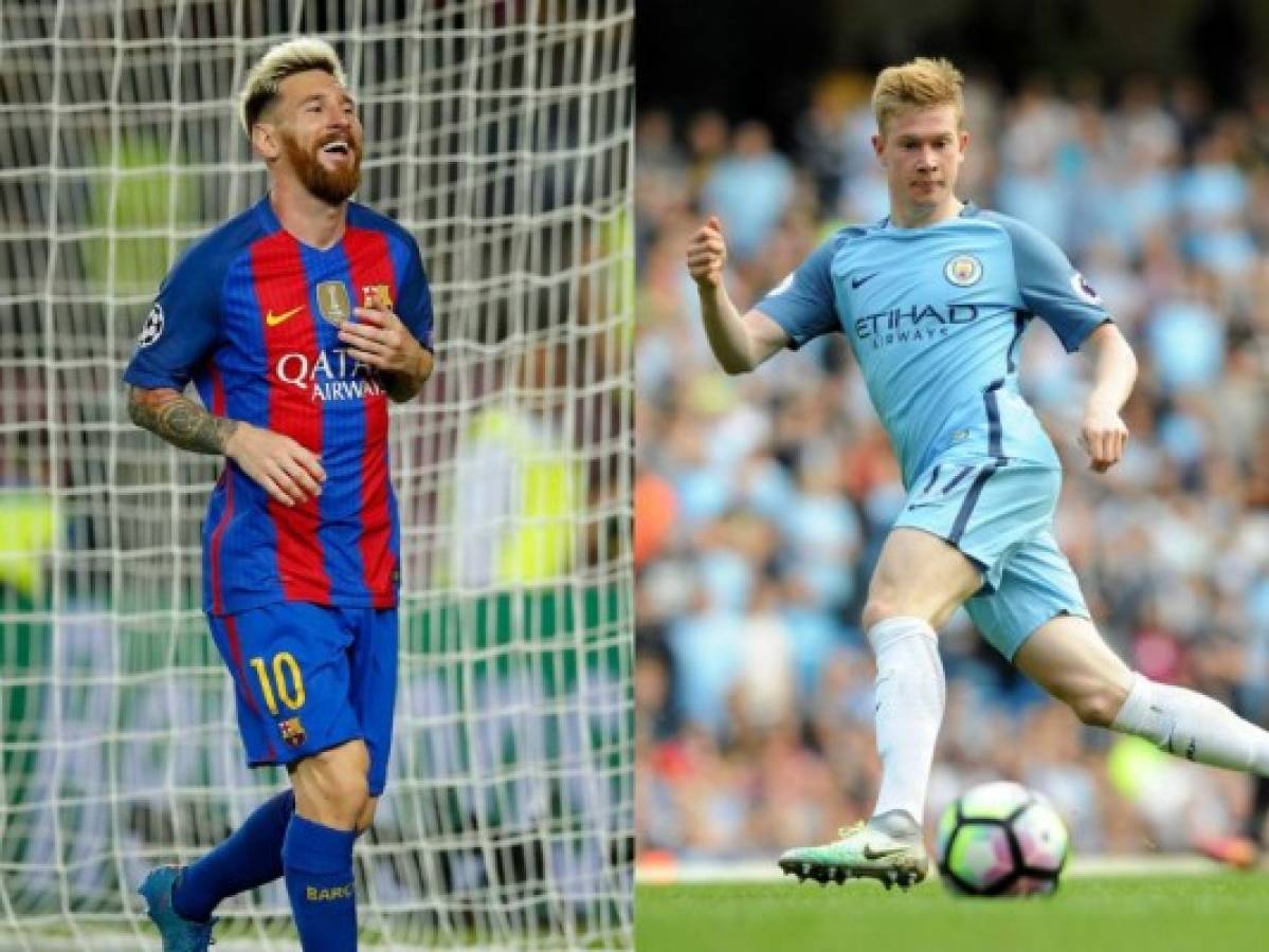 Guardiola coloca a De Bruyne por detrás de Messi entre los mejores del mundo