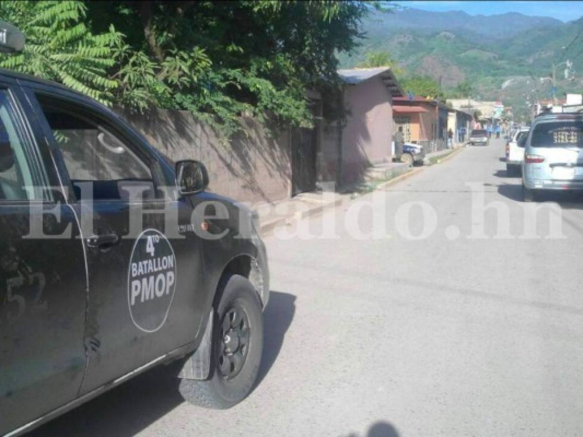 Realizan operativos en busca de drogas en Ajuterique, Comayagua