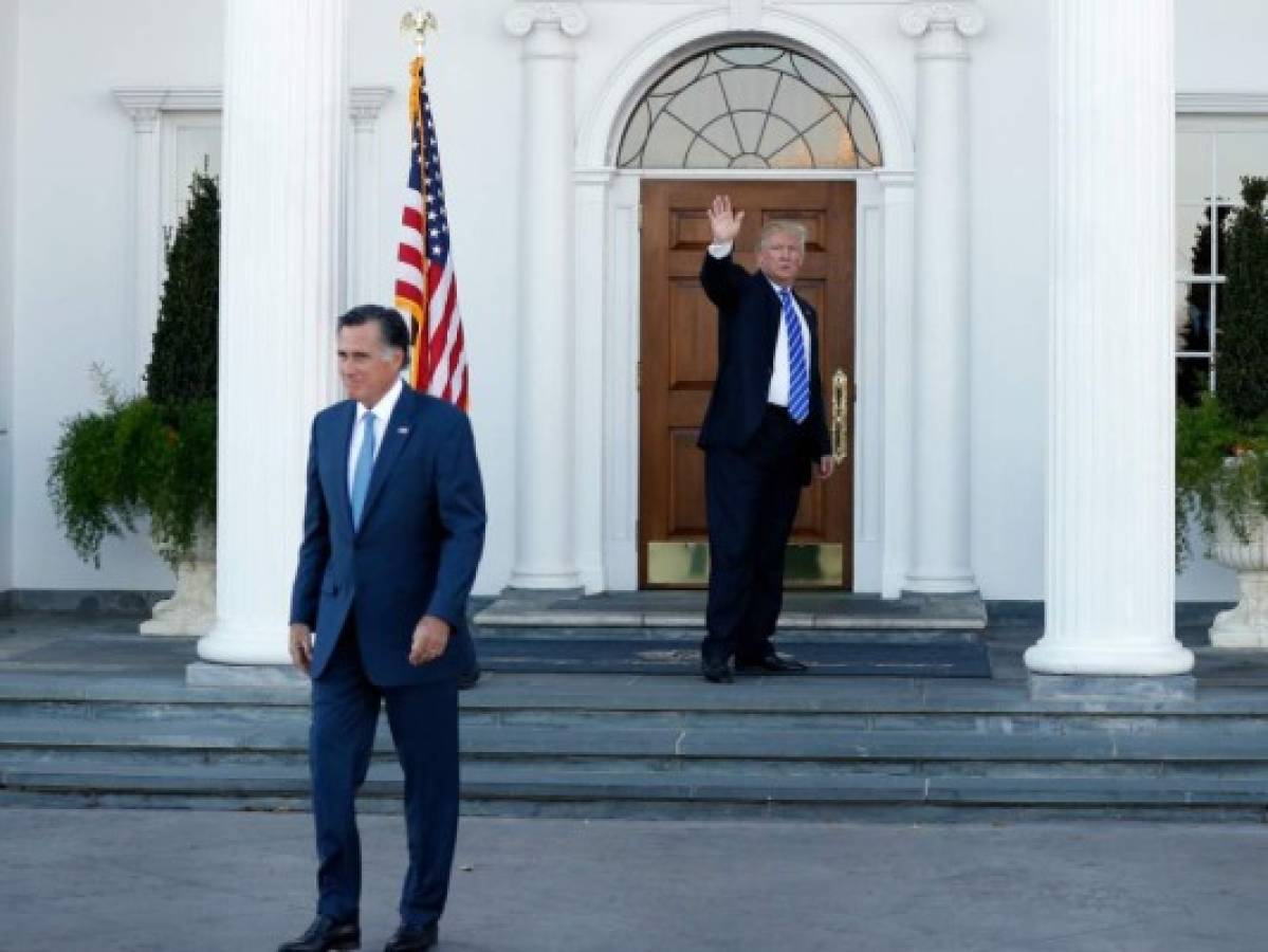 Romney sostiene diálogo 'amplio' con Trump