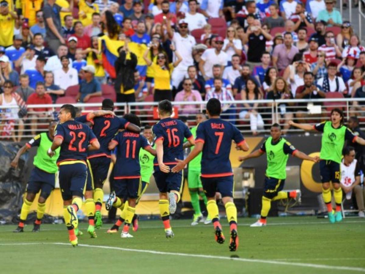 Estados Unidos cayó 0-2 ante Colombia