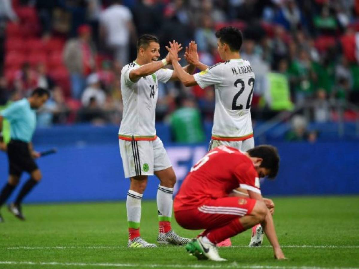 México derrota 2-1 a Rusia y pasa a semifinales de la Copa Confederaciones Rusia 2017