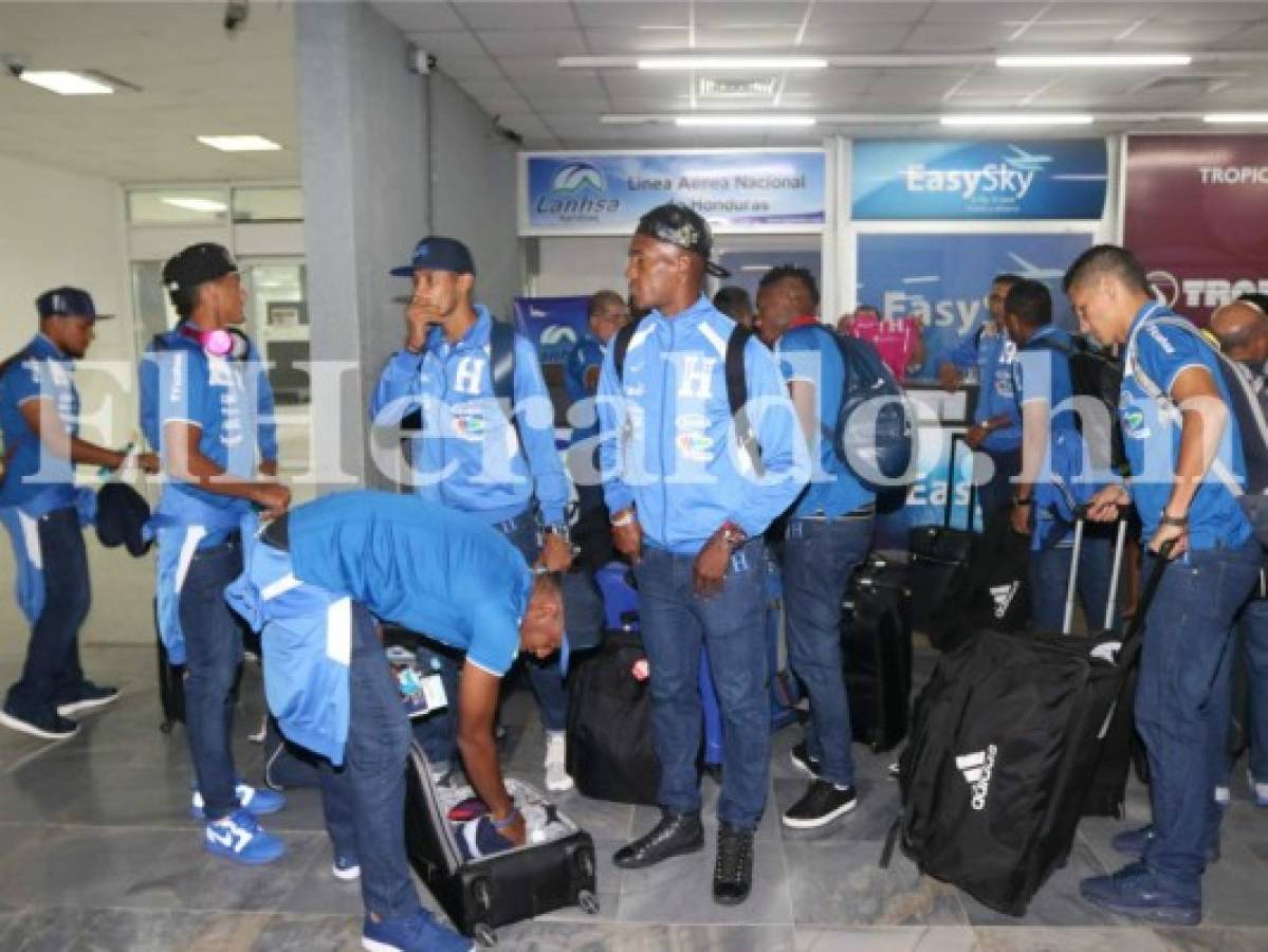 Selección de Honduras ya está en México preparándose para próximo duelo eliminatorio