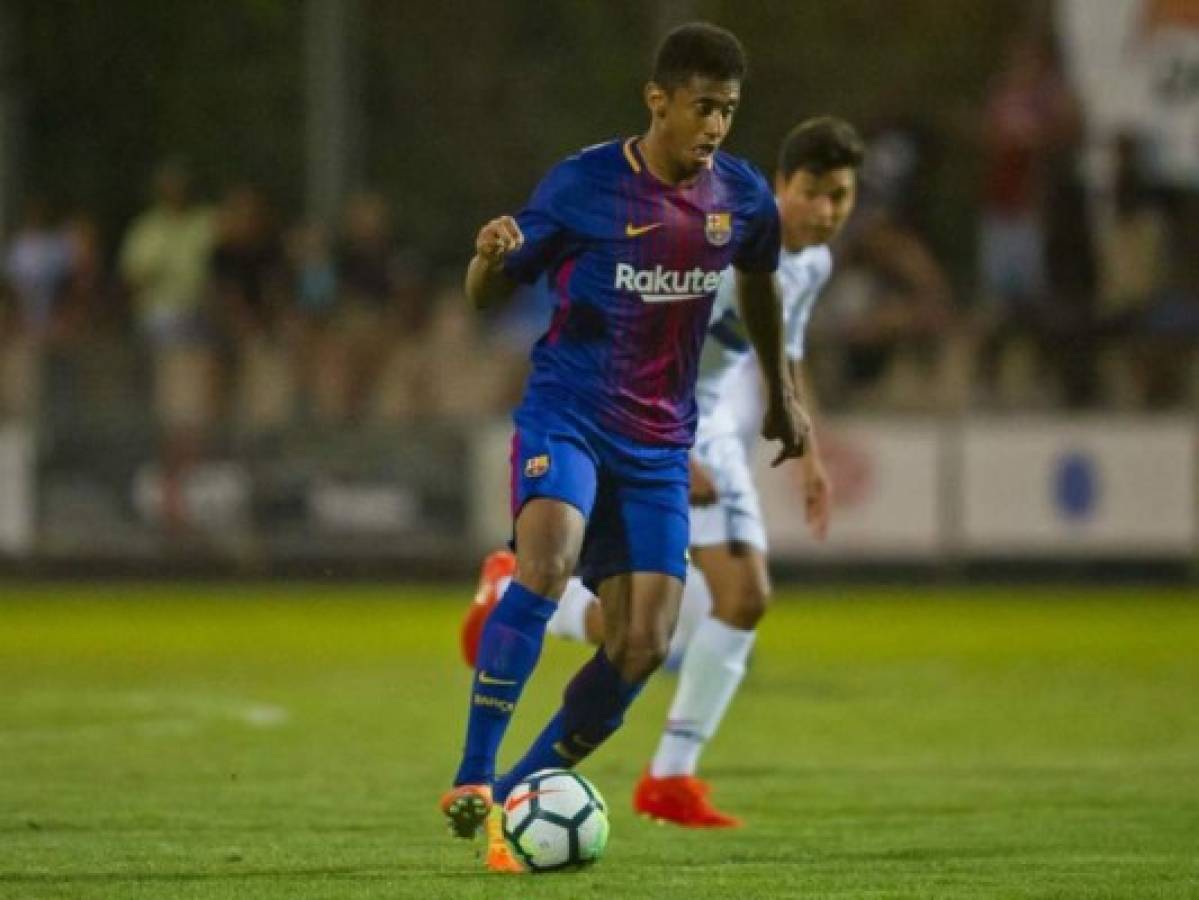 El Choco Lozano fue convocado para entrenar con el primer equipo del Barcelona