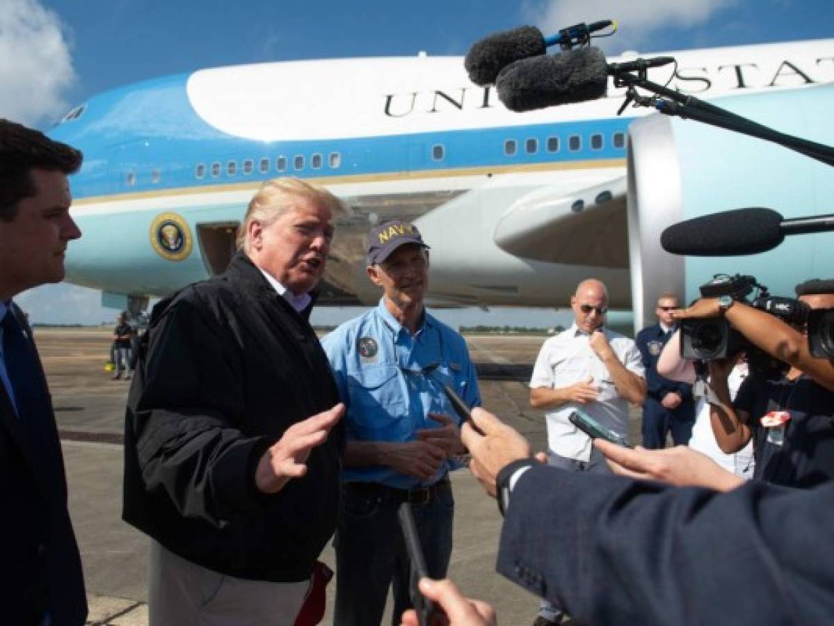 Donald Trump en Florida y Georgia para evaluar los daños del huracán Michael