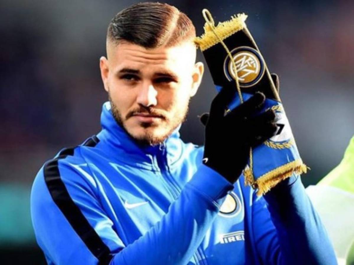 Mauro Icardi del Inter, elegido mejor jugador del año en Italia