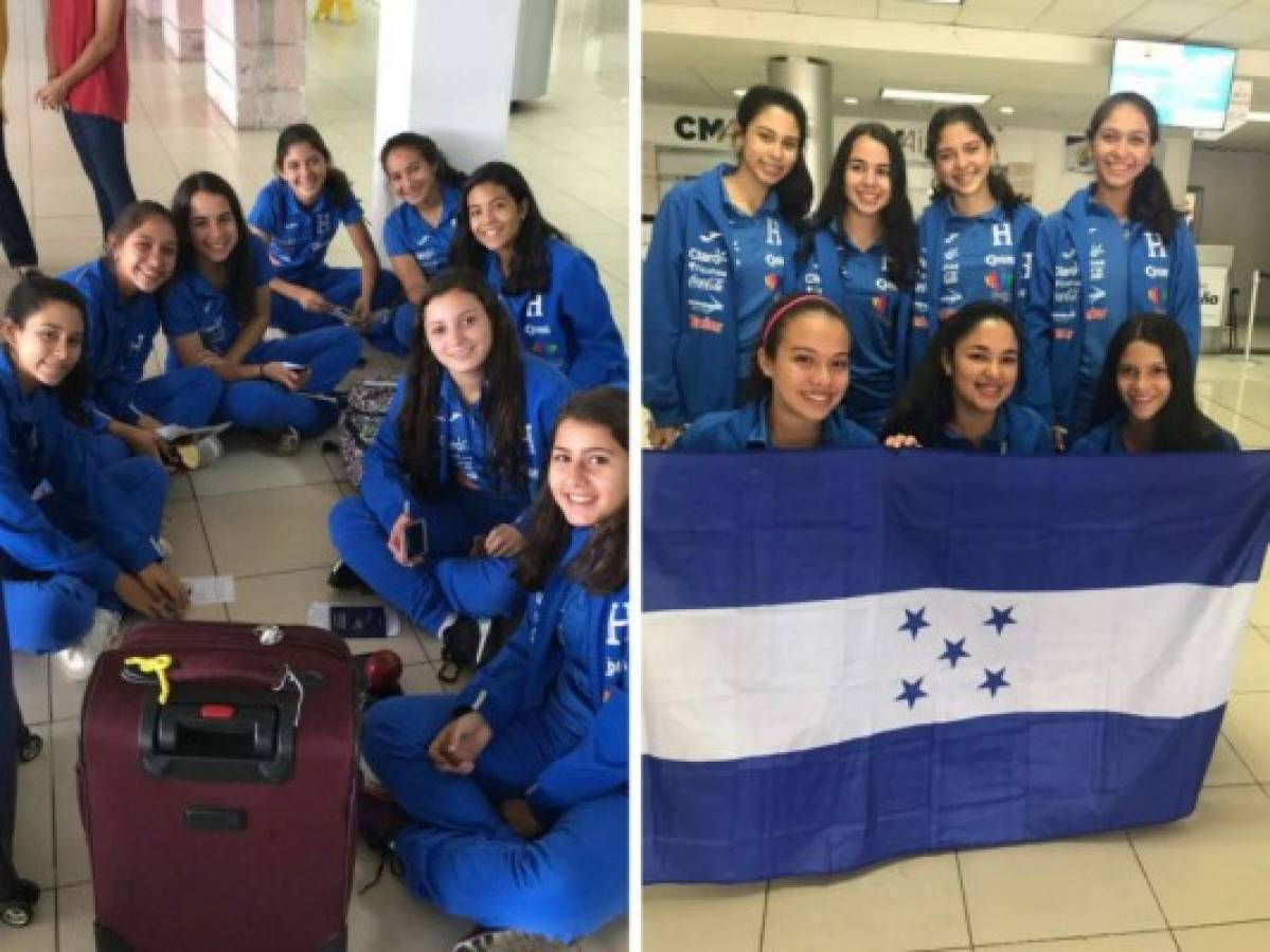 Sub 17 femenina de fútbol de Honduras partió rumbo al centroamericano en Panamá  