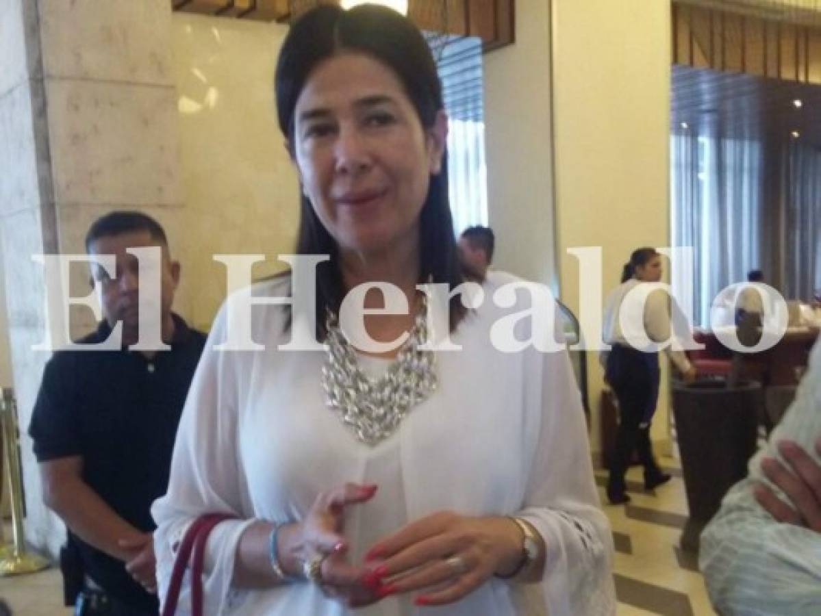 Miriam Guzmán reaparece en un hotel de la capital de Honduras