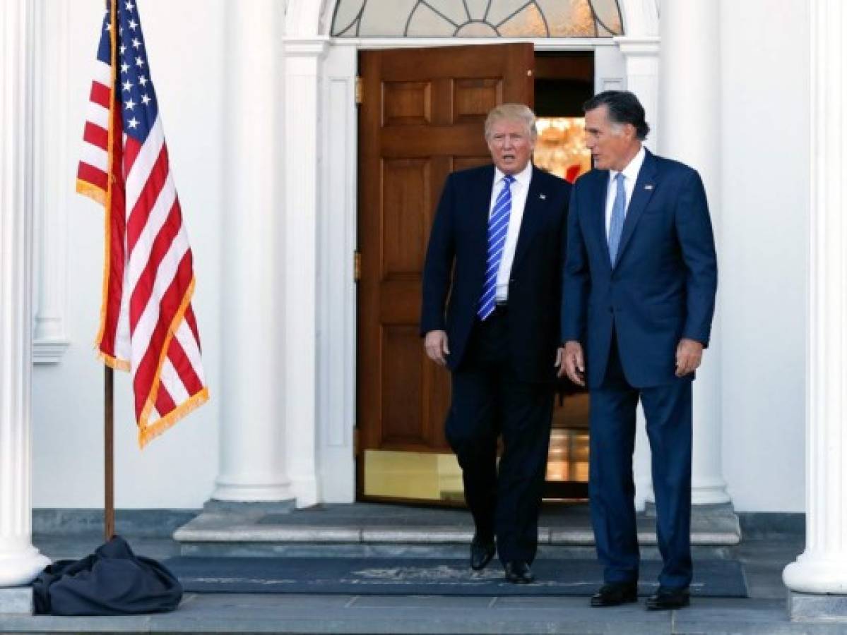 Romney sostiene diálogo 'amplio' con Trump