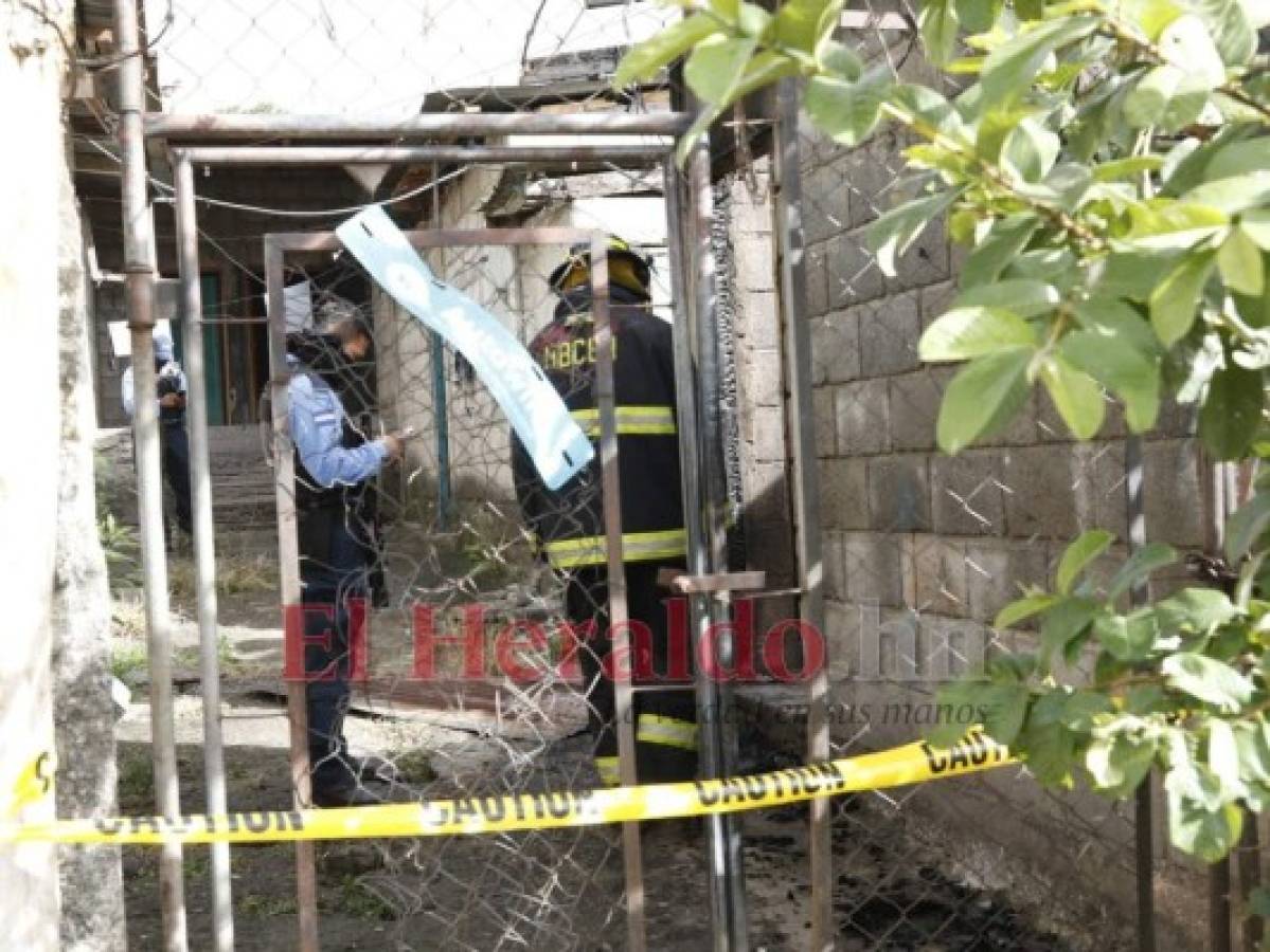 Hombre muere carbonizado en voraz incendio de cuartería abandonada en Comayagüela