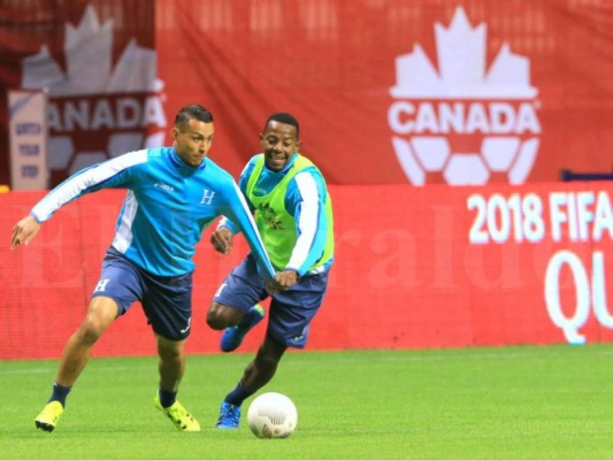 Selección de Honduras hizo el reconocimiento del BC Place esta día en Canadá