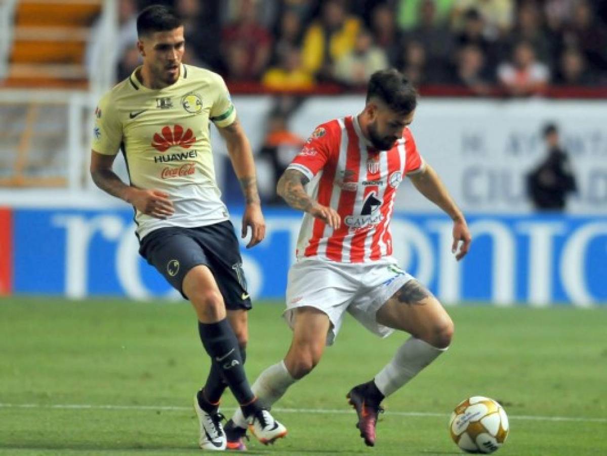 Beckeles y Necaxa empatan en la semifinal de ida ante el América en Aguascalientes