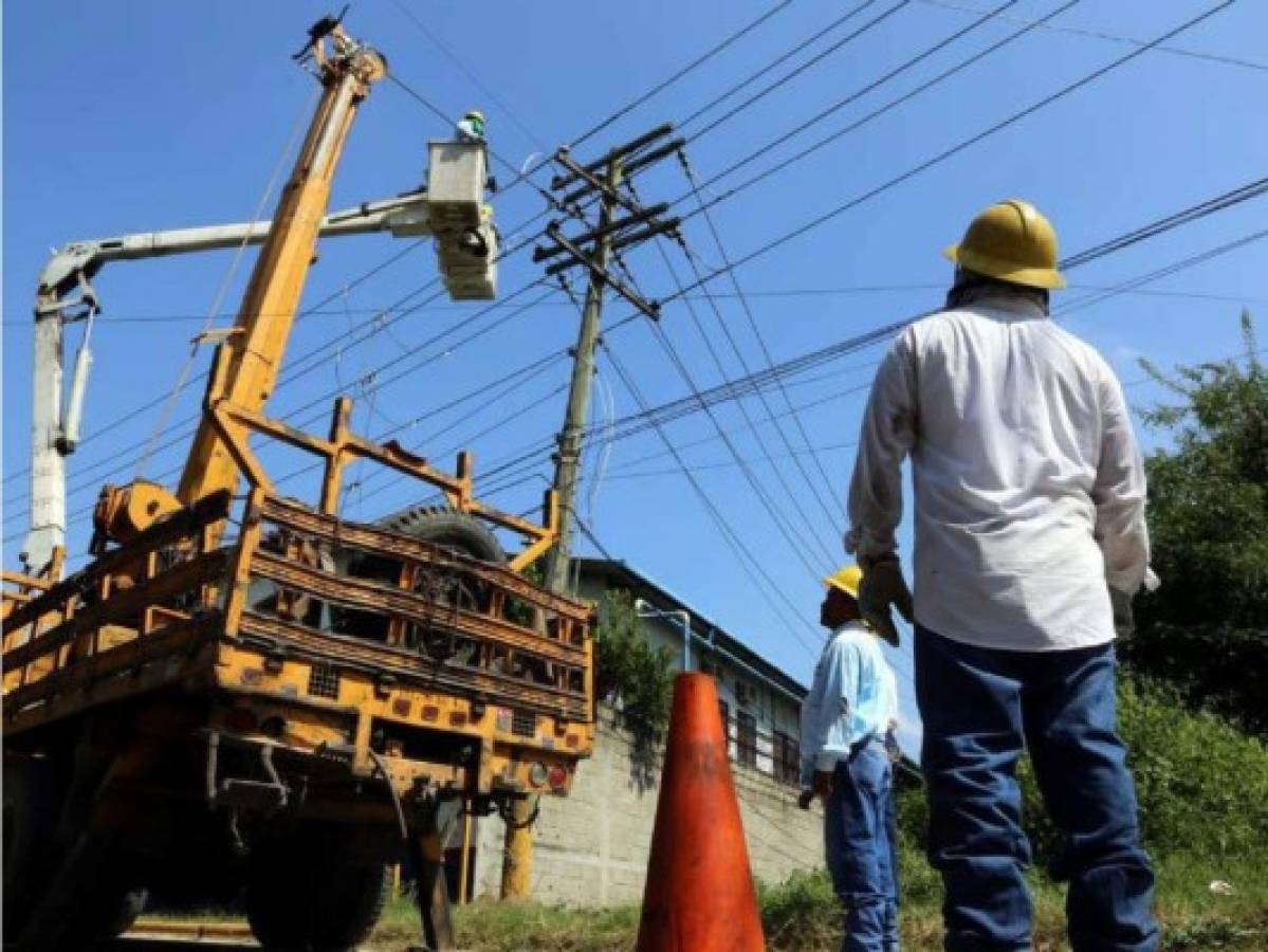 Zonas de Honduras que estarán sin energía eléctrica este martes