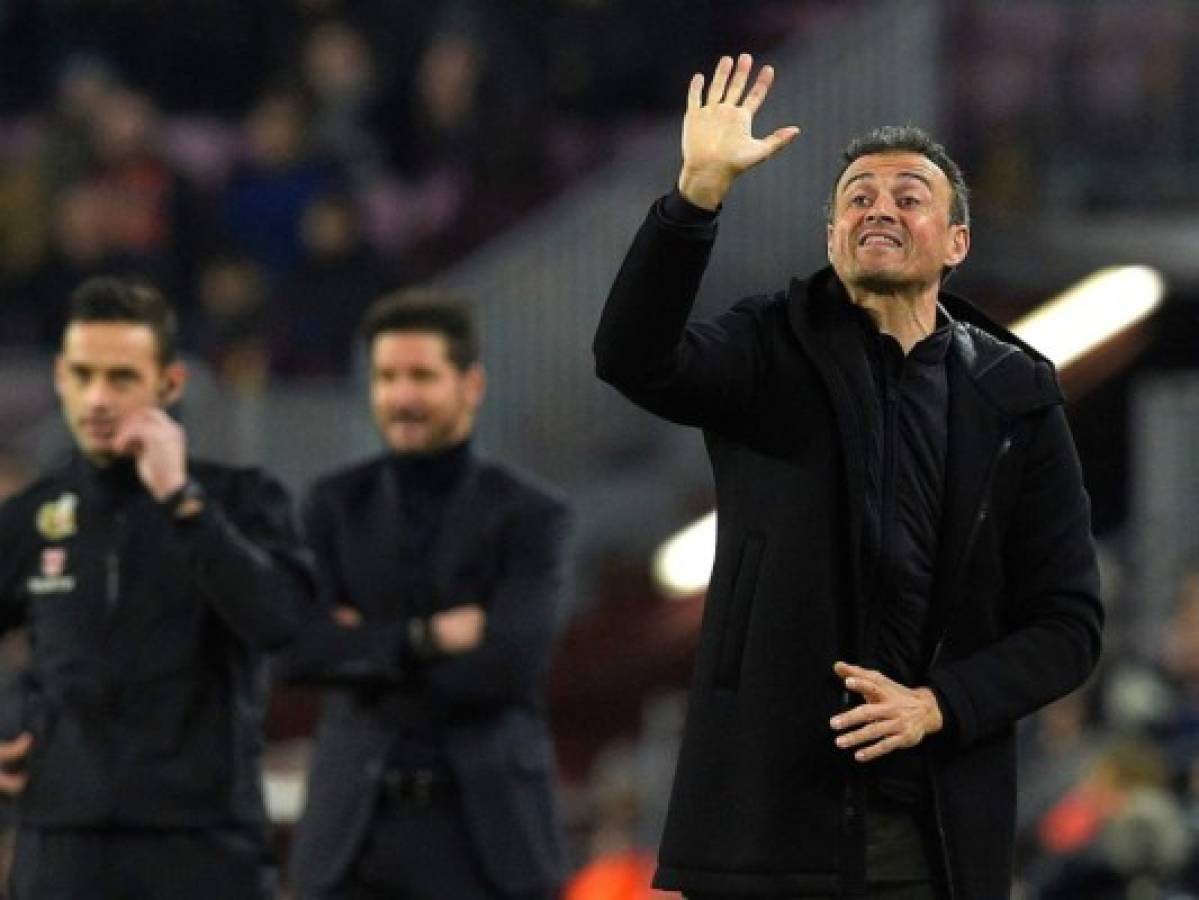 Luis Enrique: La fortuna ha estado con nosotros ante el Atlético de Madrid