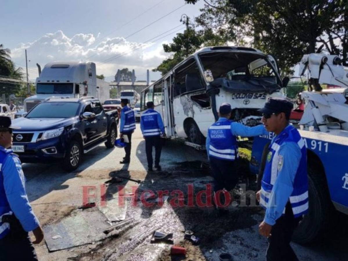 Cuatro hondureños al día murieron durante 2018 por accidentes viales